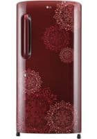 LG 215 L 5 Star Direct Cool Single Door Refrigerator Ruby Regal (GL-B221ARRZ)