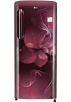 LG 235 L 4 Star Direct Cool Single Door Refrigerator Scarlet Dazzle (GL-B241ASDX)