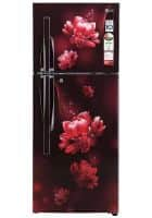 LG 260 L 2 Star Frost Free Double Door Refrigerator Scarlet Charm (GL-S292RSCY)