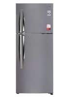 LG 260 L 2 Star Frost Free Double Door Refrigerator Shiny Steel (GL-S292RPZY)