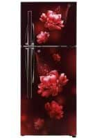 LG 260 L 3 Star Frost Free Double Door Refrigerator Scarlet Charm (GL-T292RSC3)