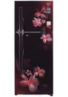 LG 260 L 3 Star Frost Free Double Door Refrigerator Scarlet Plumeria (GL-T292RSPX)