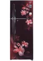 LG 284 L 3 Star Frost Free Double Door Refrigerator Scarlet Plumeria (GL-T302RSPX)