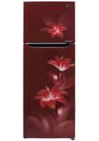 LG 308 L 2 Star Frost Free Double Door Refrigerator Ruby Glow (GL-T322SRGY)