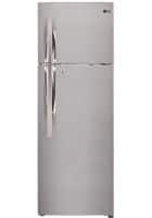 LG 310 L 3 Star Frost Free Double Door Refrigerator Shiny Steel (GL-S322RPZX)