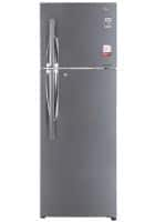 LG 335 L 2 Star Frost Free Double Door Refrigerator Shiny Steel (GL-S372RPZY)