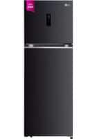 LG 343 L 3 Star Frost Free Double Door Refrigerator Ebony Sheen (GL-T382TESX)