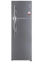 LG 360 L 2 Star Frost Free Double Door Refrigerator Shiny Steel (GL-S402RPZY)