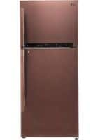 LG 437 L 3 Star Frost Free Double Door Refrigerator Amber Steel (GL-T432FASN)