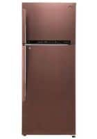 LG 471 L 4 Star Frost Free Double Door Refrigerator Amber Steel (GL-T502FASN)