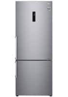 LG 494 L 2 Star Frost Free Double Door Refrigerator Shiny Steel (GC-B569BLCF)