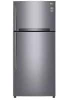 LG 516 L 3 Star Frost Free Double Door Refrigerator Shiny Steel (GN-H602HLHQ)