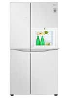 LG 675 L 2 Star Frost Free Side By Side Door Refrigerator White (GC-C247UGLW)