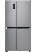 LG 694 L Frost Free Double Door Refrigerator Shiny Steel (GCB257SLUV)