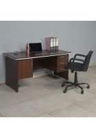 Nilkamal Haiko Office Table (Brown)