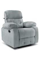 Little Nap Avion Single Seater Manual Recliner for Living Room and Bedroom (Grey)