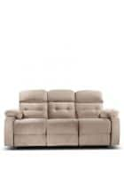 Little Nap Avion Three Seater Beige Manual Recliner for Living Room and Bedroom (Beige)