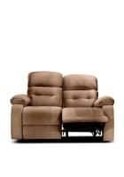 Little Nap Avion Two Seater Motorzied Recliner for Living Room (Brown)