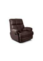 Little Nap Casa Single Seater Manual Recliner for Living Room (Brown)