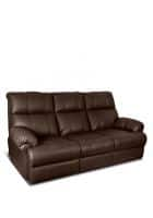 Little Nap Casa Three Seater Motorized Recliner for Living Room (Brown)