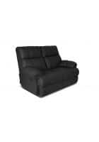 Little Nap Casa Two Seater Motorized Recliner for Living Room (Black)