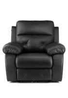 Little Nap Versatil Single Seater Motorized Recliner for Living Room (Black)