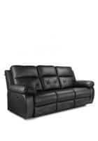 Little Nap Versatil Three Seater Motorized Recliner for Living Room (Black)