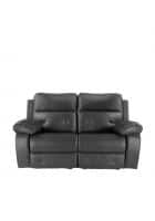 Little Nap Versatil Two Seater Motorized Recliner for Living Room (Black)