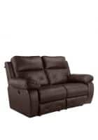 Little Nap Versatil Two Seater Motorized Recliner for Living Room (Brown)