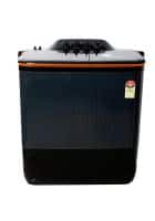 Lloyd 12 kg 5 Star Semi Automatic Top Load Washing Machine Dark Grey Tub With Orange Lids (GLWS125EPHVG)