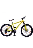 Lumala Wild Beast Mountain Bike Wheel Size 26T Dual Disc Brake Multi Speed (Yellow)