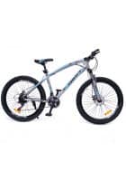 Lumala XTR Mountain Bike Wheel Size 26T Dual Disc Brake Multi Speed (Silver)