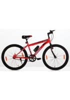 Leader Cycles Xplorer MTB 24 T Single Speed Mountain Bicycle For Men (Red Black)