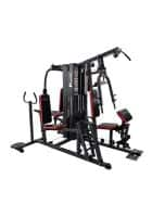 PowerMax Fitness MC-250 Commercial Five Station Multi Gym for Total Body Training Multiple Workouts