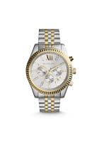 Michael Kors Round Chronograph Silver Dial Mens Watch Mk8344