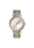 Michael Kors Womens Darci Silver Dial Stainless Steel Analogue Watch-Mk3203