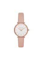 Michael Kors Womens Pyper White Dial Leather Analogue Watch MK2803