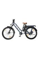 Motovolt HUM (Mid-Range) Standard 45 Km Without GPS Electric Bicycle (Blue)