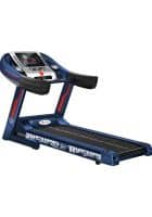 PowerMax Fitness X Marvel: MTA-1000 Captain America Edition-Blue (4HP Peak) Smart Folding Multifunction Treadmill, Max.Speed 14.8 Km/ph, Max User Weight 105 Kg.