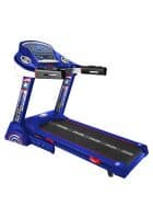 PowerMax Fitness X Marvel: MTA-2300 Captain America Edition-Blue (4HP Peak) Smart Folding Electric Multifunction Treadmill, Max.Speed 14 Km/ph, Max User Weight 115 Kg.