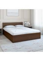 Nilkamal Arthur King Bed With Storage (Walnut)