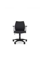 Nilkamal Blaze Mesh Upholstered Mid Back Office Chair with Tilt Mechanism (Black)