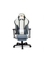 Nilkamal Fyrebird Greta 1 Seater Gaming Chair (Grey and White)