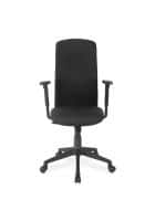 Nilkamal Gary Upholstered High Back Office Chair with Tilt Mechanism (Black)