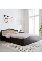 Nilkamal Willy Engineered Wood Queen Bed with Box Storage (New Wenge/Sonama Oak)