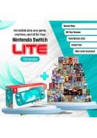 Nintendo Switch Lite 60+ Top Games, (HDH-001) Hand-Held Portable Gaming Console (Turquoise)