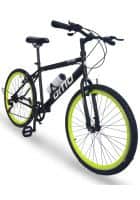 Omobikes 1.7 Light weight Hybrid 26T Geared 7 speed frame size 18 inch Cycle (Green, 90% Assembled)