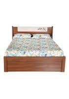 Pai Particle Board King Size Bed With Rectangular Shape (Pfbd621-6) Brown