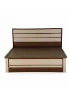 Pai Particle Board Queen Size Bed With Rectangular Shape (Pfbd007-5) Walnut