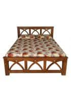 Pai Teak Wood King Size Bed With Rectangular Shape (Pfbd551-6) Teak